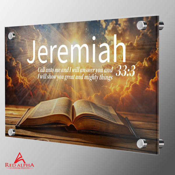 ✨ Custom Bible Verse Acrylic Wall Art – 16x24"