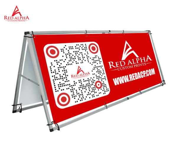 8ft A Frame Banner with Stand