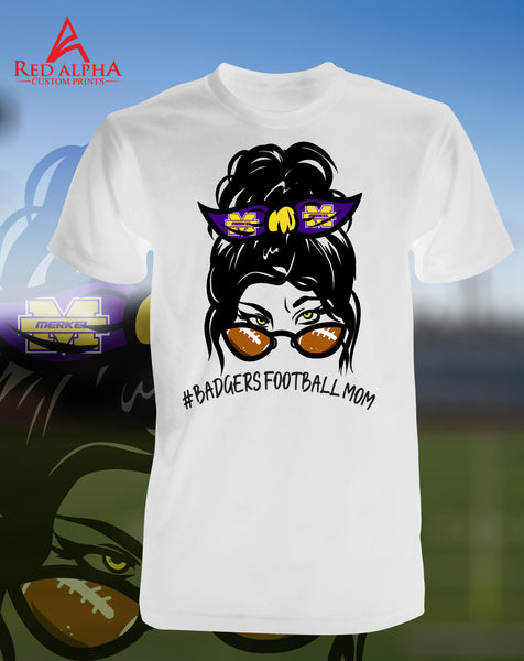 Merkel Badgers Football Mom