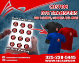 Create Custom Designs with our DTF Printing Services - Red Alpha Custom Prints