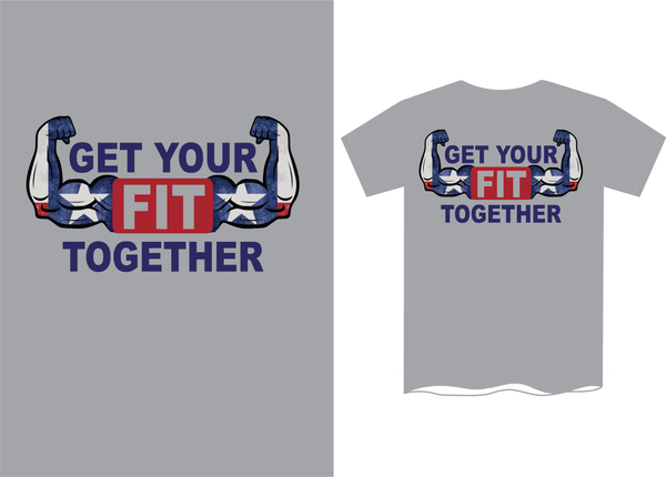 Get Your Fit Together - Red Alpha Custom Prints