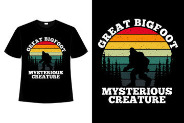 Great BigFoot Mysterious Creature - Red Alpha Custom Prints