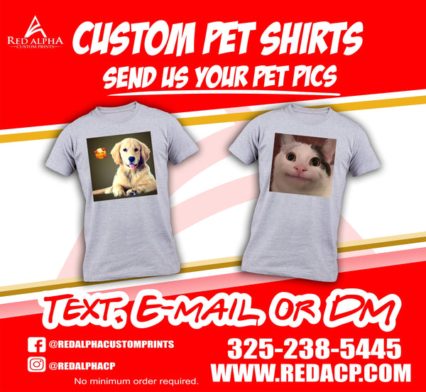 Custom Pet Prints - Red Alpha Custom Prints