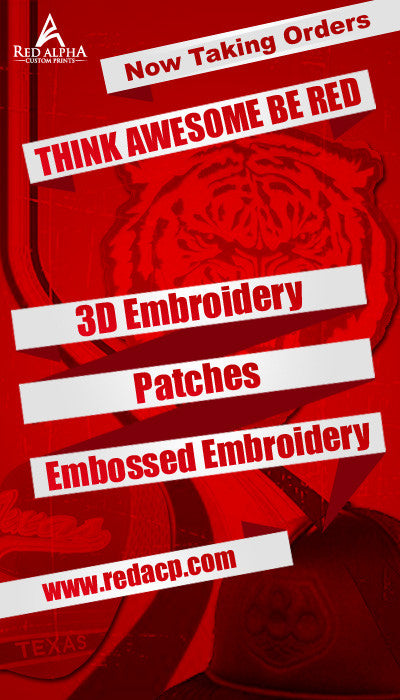 Now Taking Orders in 3D Embroidery & Patches