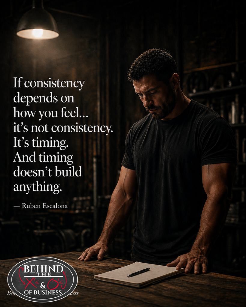 Consistency Is Built Before the Results Show Up