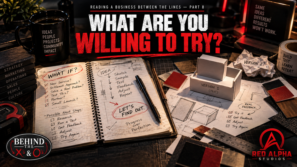 Reading a Business Between the Lines — Part 8: What Are You Willing to Try?