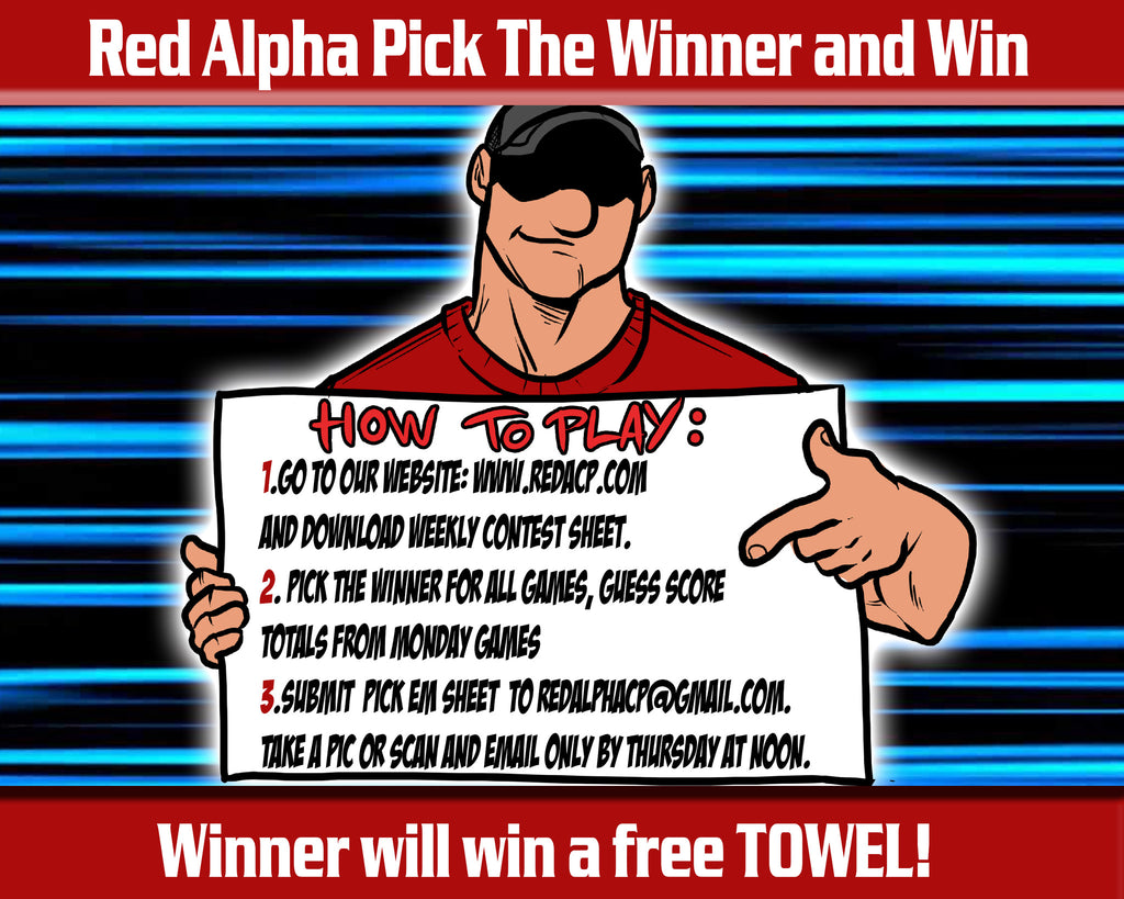 Red Alpha Pick em Contest-Week 3