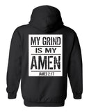 My Grind Is My Amen Hoodie by Built 4 Christ — Faith in Action