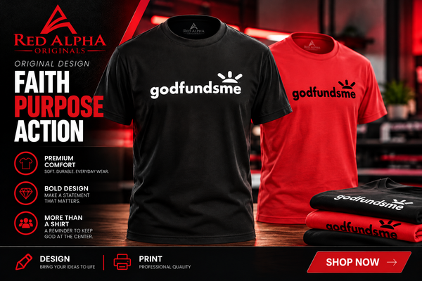 Godfundsme | Red Alpha Originals T-Shirt