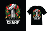 Domino Champ T-shirt Design - Red Alpha Custom Prints
