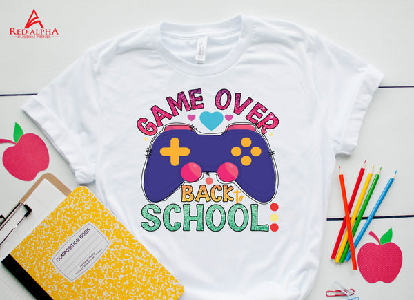 Game Over Back To School Design 2