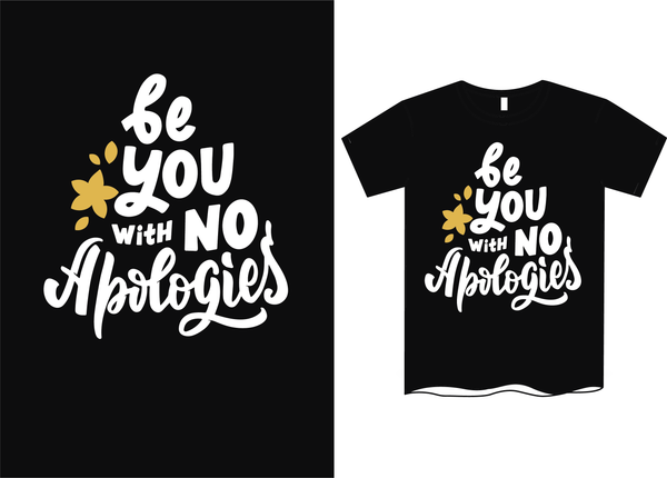 Be You with No Apologies - Red Alpha Custom Prints