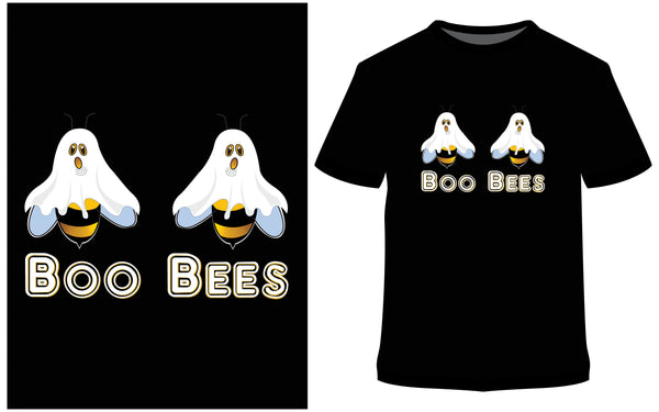 Boo Bees - Red Alpha Custom Prints