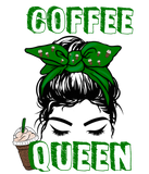 Coffee Queen (Green) - Red Alpha Custom Prints