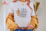 I Like Coffee & Maybe 3 People - Red Alpha Custom Prints