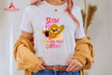 Slow Before Iced Coffee - Red Alpha Custom Prints