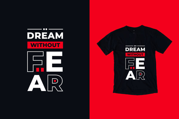 Dream Without Fear - Red Alpha Custom Prints