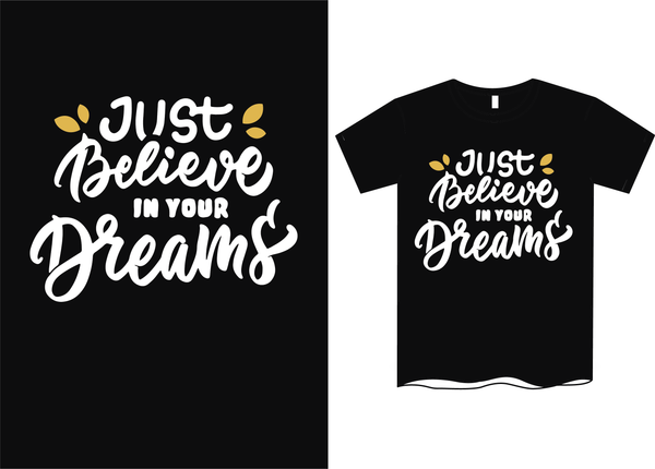 Just Believe In Your Dreams - Red Alpha Custom Prints