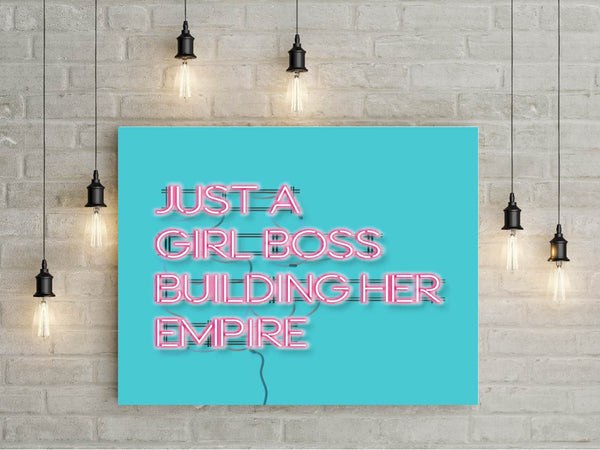 Just a girl boss building her empire - Red Alpha Custom Prints