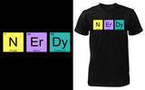 Nerdy Periodic Table - Red Alpha Custom Prints