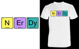 Nerdy Periodic Table - Red Alpha Custom Prints