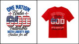 One Nation Under God - Red Alpha Custom Prints