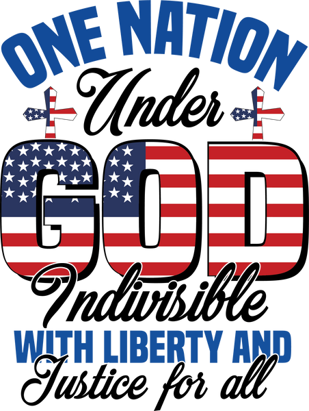 One Nation Under God - Red Alpha Custom Prints