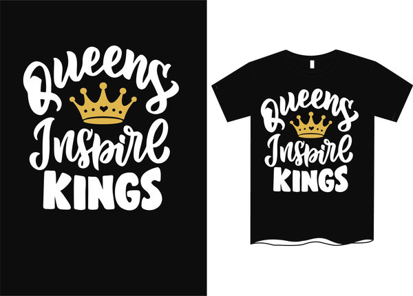 Queens inspire Kings - Red Alpha Custom Prints