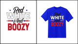 Red White & Boozy - Red Alpha Custom Prints