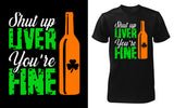 Shut up Liver - Red Alpha Custom Prints