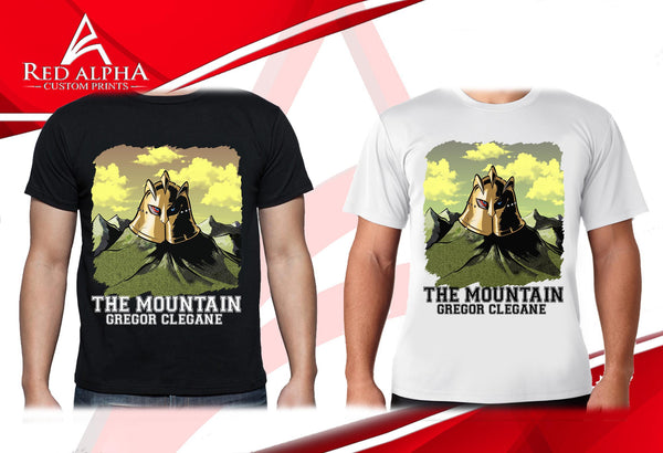 The Mountain - Red Alpha Custom Prints