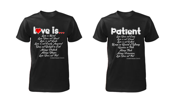 Love is Patient - Red Alpha Custom Prints