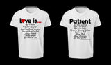 Love is Patient - Red Alpha Custom Prints